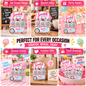 Nouvelles cartes à gratter personnalisées découpées sur mesure, design gratuit, jeu à gratter pour gagner, récompenses chanceuses, récompenses en espèces, cartes à gratter - Product Image 6