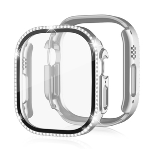 เคสกันกระแทกเคลือบเพชรสำหรับ <span class=keywords><strong>Apple</strong></span> <span class=keywords><strong>Watch</strong></span> <span class=keywords><strong>S8</strong></span> S10 41 มม. 49 มม. 40 มม. 44 มม. 42 มม. 46 มม. Ultra Bling พร้อมกระจกนิรภัย - Product Image 5
