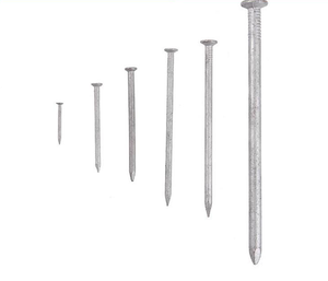 1 kg Betons tahl 1 "Flach kopf nagel mit glattem Schaft 10 Einheiten pro Karton - Product Image 2