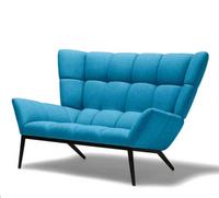 Salon nordique moderne Fauteuil de loisirs à dossier haut Fauteuil d'aile d'appoint pour hall d'hôtel Fauteuil de salon en tissu à boucle en velours