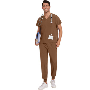 Conjunto de Uniformes Médicos a Precio de Fábrica 42122 - Uniforme Personalizable de Secado Rápido para Médicos y Enfermeras - Product Image 1