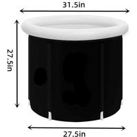 Baignoire à air gonflable avec logo personnalisé, Bain de glace portable en PVC Baignoire de thérapie en plongée froide pour récupération physique