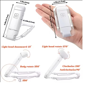 CITICITY Lampe de lecture LED moderne rechargeable par USB, marque-page flexible, mini lampe de chevet pour enfants - Product Image 5