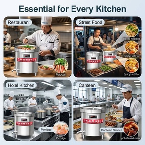 Pentola Elettrica Professionale in Acciaio Inox con Controllo Digitale per Ristoranti, Hotel e <span class=keywords><strong>Servizi</strong></span> di Ristorazione - Product Image 6