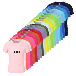 Comfortable T Shirts 100% Polyester Regular Fit Short Sleeve Shirts Print Logo Training Workout Tee Shirts - Product Image 3