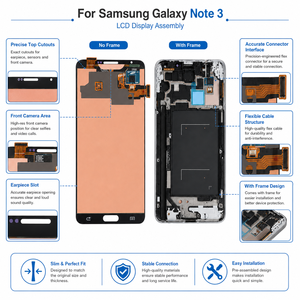 Display LCD di Alta Qualità per <span class=keywords><strong>Samsung</strong></span> Galaxy <span class=keywords><strong>Note</strong></span> <span class=keywords><strong>3</strong></span>, Schermo per Telefono Cellulare <span class=keywords><strong>Samsung</strong></span> <span class=keywords><strong>Note</strong></span> <span class=keywords><strong>3</strong></span> - Product Image 5