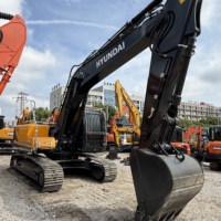 Excavatrice sur chenilles d'occasion Hyundai 220LS-9S 22 tonnes, modèle d'origine, robuste, 22T, excavatrice sur chenilles d'occasion Hyundai 220LC-9S