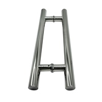 Poignée de porte en verre double face de type H poignée de salle de douche poignée en acier inoxydable de bonne qualité