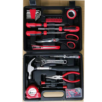 KAFUWELL H19029AW Set d'installation pour la construction Set d'outils électriques pour l'entretien de la maison Set d'électricien pour le travail du bois Boîte à outils pour perceuse à main