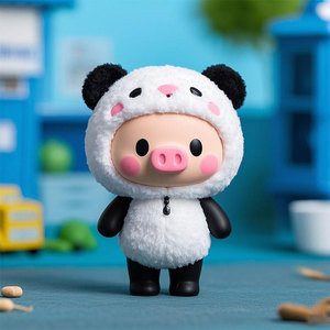 Tùy Chỉnh Trọng Dễ Thương Sang Trọng Đôi Mắt Lớn Lợn Đồ Chơi Động Vật Sang Trọng PVC Bee <span class=keywords><strong>Pig</strong></span> Đồ Chơi Món Quà Hoàn Hảo Cho Bé Trai Đồ Trang Trí Cho Các Bên Và Chơi - Product Image 5