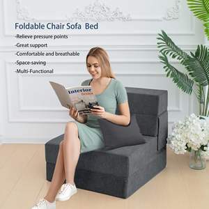 Kursi lipat dalam ruangan, tempat tidur <span class=keywords><strong>Sofa</strong></span> tunggal lantai dapat dilipat, satu untuk ruang tamu - Product Image 6