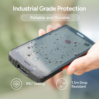 MEFERI ME61 IP67 - Escáner de Código de Barras Portátil Industrial Resistente con Android 13 4G, PDA para Logística de Almacén