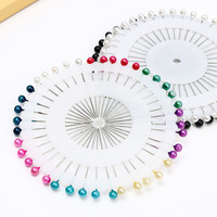 Lot de 40 épingles de positionnement en PVC colorées pour l'alignement de la découpe de vêtements, épingles de fixation invisibles nacrées