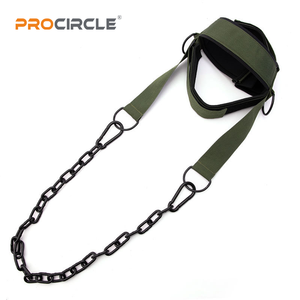 Arnés de cuello Entrenamiento de levantamiento de pesas con cadena de acero ajustable de 90cm de largo - Product Image 2