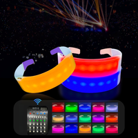 2025 nuevo 15 colores RGB que cambian LED resplandor diadema Control remoto iluminar sombreros para Navidad Night Club Festival publicidad