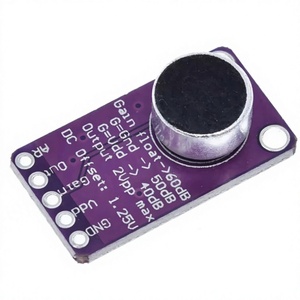 โมดูลแอมปลิฟายเออร์ AGC สำหรับไมโครโฟนประสิทธิภาพสูง MAX9814รุ่น CMA-4544PF-W - Product Image 1