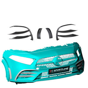 W177 Avant Canards avec Fiber De Carbone Pare-chocs Évents pour Mercedes Benz <span class=keywords><strong>A250</strong></span> <span class=keywords><strong>Sport</strong></span> 4 Portes 19-20 - Product Image 1