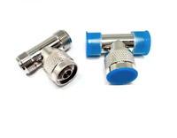 Fourniture d'usine 3 voies T Splitter Connector Tee N Type prise mâle vers double N femelle Jack T Type RF Coax Coaxial Adaptateur Convertisseur