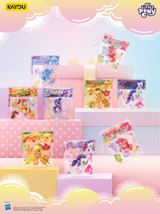 กล่องของเล่นอนิเมะ Kayou My Little Poni แบบขายส่ง 30 กล่อง  จี้โมจิเม็ดบีดหลากสี  ชุดสะสมกล่องของเล่น ของขวัญลุ้นโชค - Product Image 3