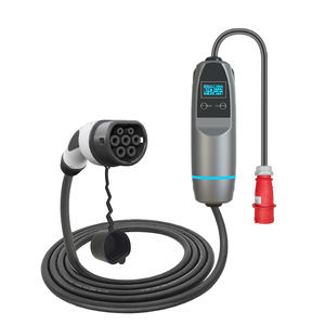 OEM ODM 7/11/22kw Portable EV Fast Home Charger Ev Estación de carga portátil con <span class=keywords><strong>cable</strong></span> de TPU de 5/7/10 M - Product Image 1