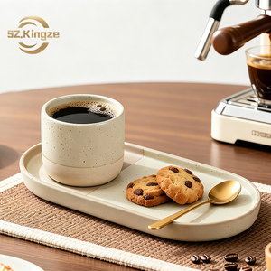 <span class=keywords><strong>Set</strong></span> di Tazze da <span class=keywords><strong>Caffè</strong></span> in Ceramica Stile Nordico Personalizzato Kingze 230ml per Casa, <span class=keywords><strong>Caffè</strong></span> e Ristorante - Product Image 1