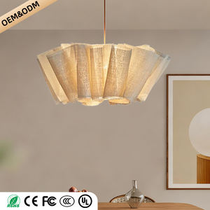 Candelabro Wabi Sabi, candelabro LED, iluminación interior, restaurante, sala de estar, tela Retro, candelabro LED, decoración, brillo para el hogar - Product Image 4