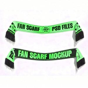 Bufanda de Aficionado al Fútbol con Logotipo Personalizado, Colores de la Selección Nacional, Artículos para Aficionados, Bufanda de Animación para el Torneo 2026, Pedido al por Mayor de Fábrica - Product Image 3