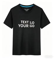 T-shirts personnalisés en gros à col rond pour hommes/femmes, 50 % coton 50 % polyester, tissu 180 g, écologique, anti-boulochage