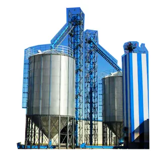 Vente à chaud silo en acier inoxydable 100 tonnes silo de ciment prix silo de stockage de blé