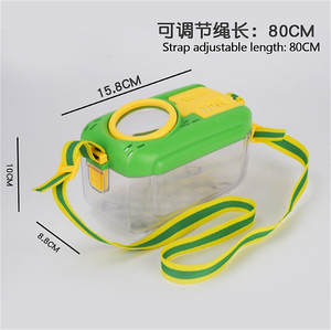 Ngoài trời 4 cái Explorer Bug Bộ sưu tập kính lúp bướm Net Critter trường hợp Bug quan sát container trẻ em Bug Catcher Kit - Product Image 4