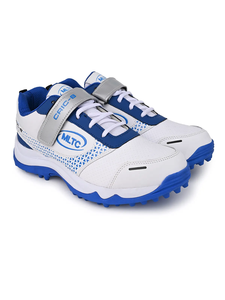 Zapatillas de Cricket para Hombre, Blancas y Azules, para Primavera, Otoño e Invierno, con Cordones, Agarre Potente, Ligeras, Transpirables, Antideslizantes y Cómodas - Product Image 2