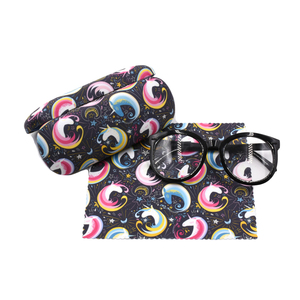 Étui d'emballage en verre rigide de haute qualité en <span class=keywords><strong>microfibre</strong></span> <span class=keywords><strong>pour</strong></span> lunettes de monture et petites lunettes de soleil - Product Image 4