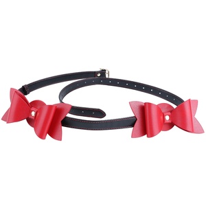 ที่หนีบหัวนมหนัง PU นุ่มแบบขายส่ง ปรับได้ ของเล่นผู้ใหญ่ ที่หนีบหน้าอก ของเล่นทางเพศ - Product Image 4