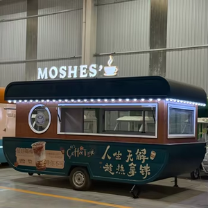 Ice Cream Coffee Fast Food Truck for Sale Candy Chips Service Aluminum Construction Stainless Steel <b>Frame</b> Fully Equipped - Product Image 1