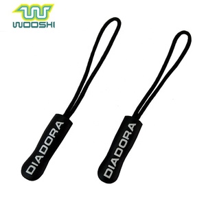 Tirador de cuerda de cremallera, diseño personalizado, PVC, goma, resina plástica, pintado, grande, cremallera deslizador de T/T - Product Image 1