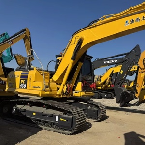 Excavatrice moyenne Komatsu PC160 d'occasion, machine Komatsu de 16 tonnes, prix bas, avec EPA/CE, haute qualité et prix bas, d'origine japonaise - Product Image 1