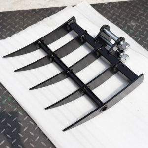 Accessori per Mini Escavatore, <span class=keywords><strong>Rastrello</strong></span> per Escavatore in Vendita - Product Image 6