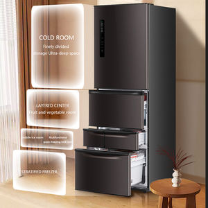 Réfrigérateur ménager de grande capacité, conversion de fréquence japonaise, économie d'énergie, <span class=keywords><strong>multi</strong></span>-portes intégrées - Product Image 1