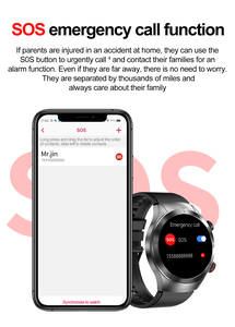 Montre connectée <span class=keywords><strong>de</strong></span> thérapie laser, tracker d'activité, bouton SOS, écran AMOLED, électrocardiogramme pour appels, acide urique, lipides sanguins - Product Image 4