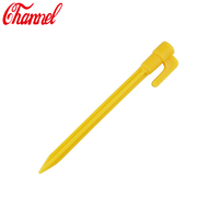 Clous de tente en plastique ultralégers, 10 pièces, auvent, piquets de neige, piquet de sable pour Camping en plein air, accessoires de voyage, de plage