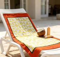 Hot-selling Wholesale Custom High-quality 100% Cotton Eco-friendly Quick-drying Sand-proof Printed Beach Towel