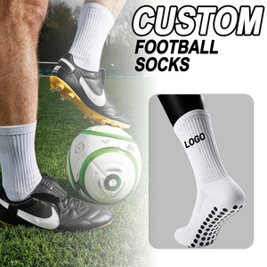 Бесплатный образец, низкий MOQ, на заказ, высококачественные футбольные спортивные носки, производитель, вязаные, средней длины, противоскользящие, для футбола - Product Image 1