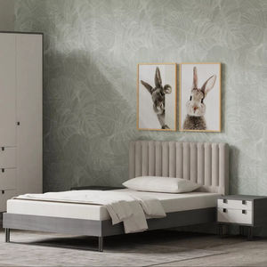 โครงเตียงแฝดสวยงามสำหรับเด็ก<span class=keywords><strong>เฟอร์นิเจอร์</strong></span>ห้องนอนไม้เมลามีนสำหรับเตียงเด็กใช้ในบ้าน - Product Image 1