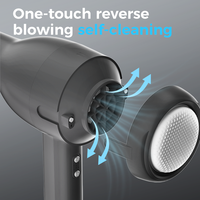 Sèche-cheveux professionnel Binwang Master Stylist 2400W haute vitesse ionique 9 modes avec fonction air froid pour hôtels et usage extérieur