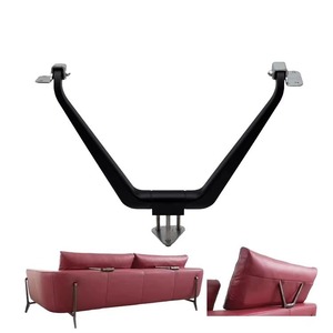 Link Hardware Accessories For <b>Sofa</b> Headrest And Backrest Gunmetal Black Aluminum Alloy Durable Living Room Use - Product Image 1