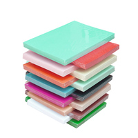 Rouleaux et feuilles de papier artisanal biodégradable 100% pâte vierge, carton rigide coloré format A4, imprimés sur mesure pour la fabrication de cartes offset