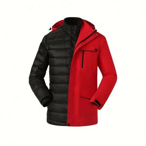 Design Designer Oversized Customized logo Winter Waterproof Plain Long Down Puffer <b>Jacket</b> Manufacturer for Men - Product Image 1