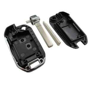 Haute qualité bon prix p-eugeot <span class=keywords><strong>206</strong></span> 2 boutons <span class=keywords><strong>coque</strong></span> de <span class=keywords><strong>clé</strong></span> à distance modifiée avec lame NE73 - Product Image 4