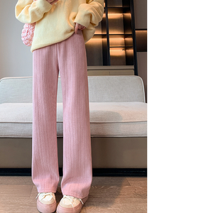 Pantalones casuales de alta elasticidad para mujer, ajuste libre - Product Image 4