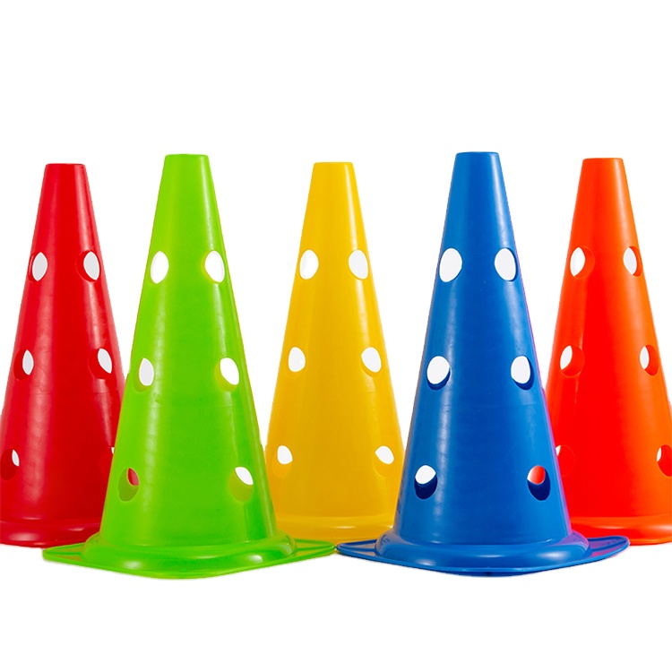 Футбольное тренировочное оборудование, прочный мягкий PE пластиковый набор конусов футбольного диска